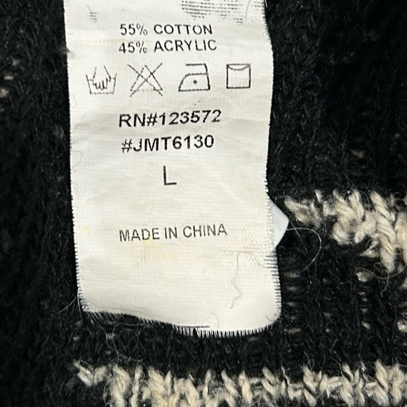 Aztec Tribal Southwestern Cowboy Western Rodeo style long Cardigan Sz Large - Picture 7 of 7